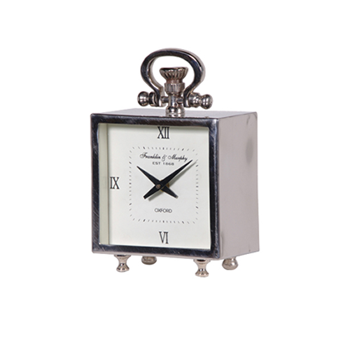 Silver-Mantle Clock