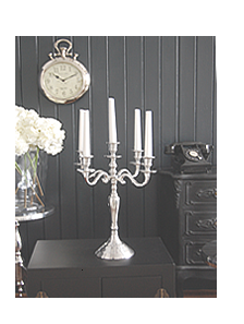 Elegant Chrome Candelabra