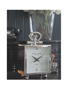 Chrome Mantel Clock